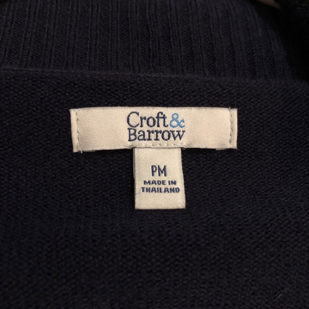Croft & Barrow Women's Black or Dark Navy(?) Cardigan Sweater